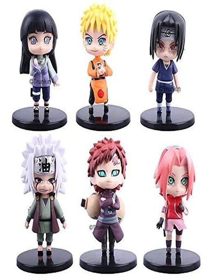 Trunkin Anime 12 Pcs Action Figure PVC Set Collectible Sasuke Itachi Jiraiya Hinata Kakashi Figurines Toy Set - Image 5